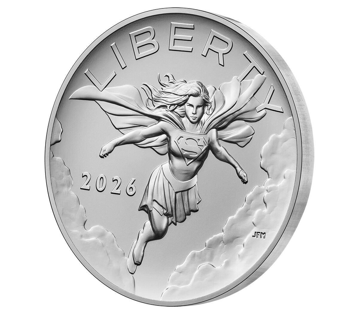 Comic Art 2.5 Ounce Silver Medal &ndash; Supergirl&trade;, , hi-res image number 4.0